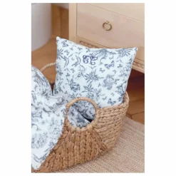 Coussin Toile de Jouy | Bleu marine