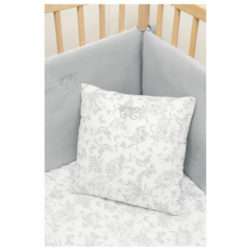 Coussin Toile de Jouy | Gris
