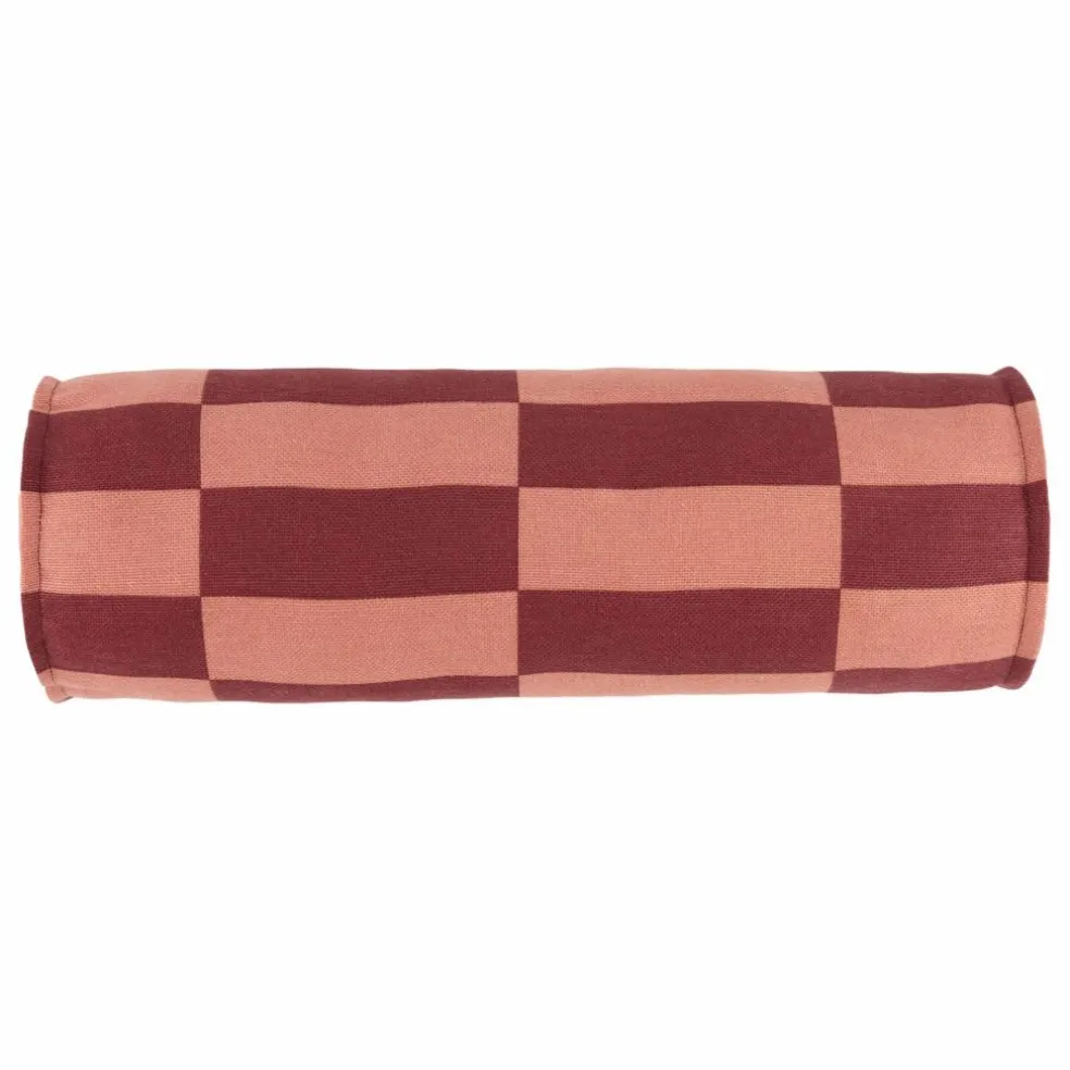 Coussin traversin Vibes Tiles | Rouge