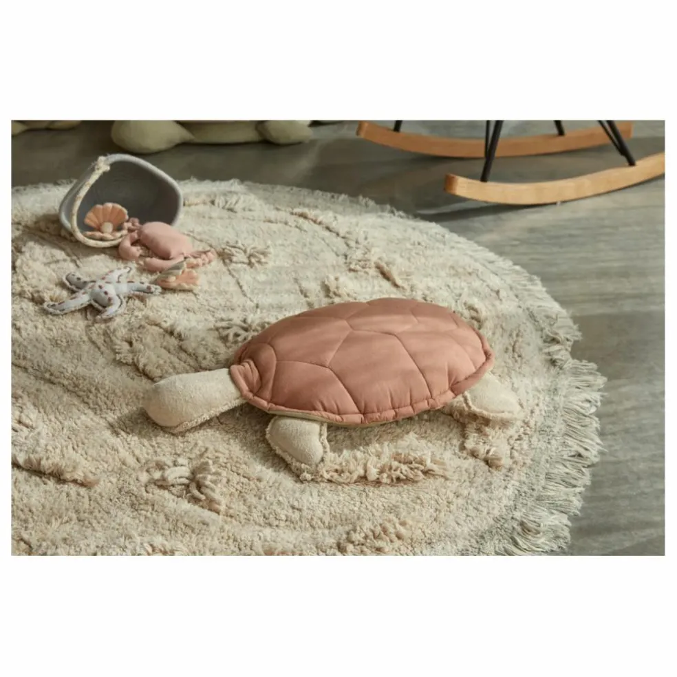 Coussin Turtle | Noisette