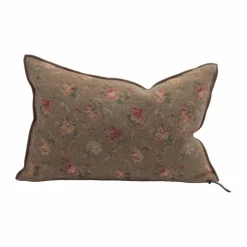 Coussin Vice Versa en lin Jardin Secret | Blush