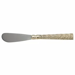 Couteau à beurre en laiton mat Chameli | Gold