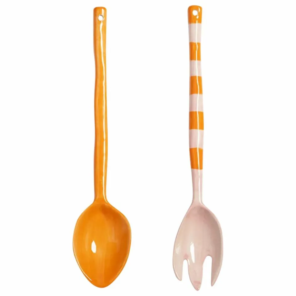 Couverts à salade Boavista | Orange