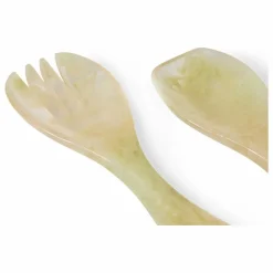 Couverts à salade en résine | Vert pâle