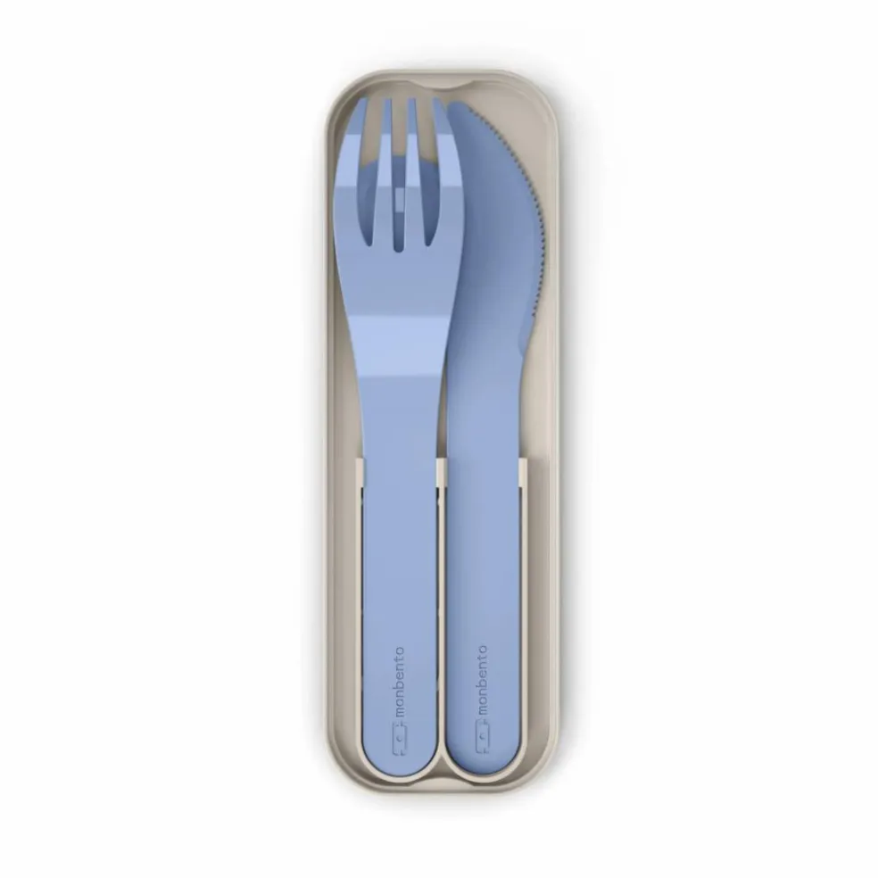 Couverts biodégradables MB Pocket Color | Bleu pâle