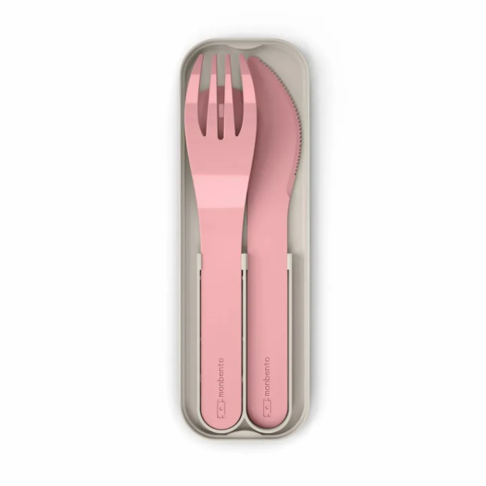 Couverts biodégradables MB Pocket Color | Rose