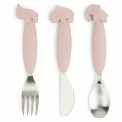 Couverts Easy-grip Deer friends | Rose