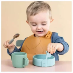 Couverts Easy-grip Deer friends | Gris