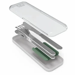 Couverts nomades en inox MB Slim Box | Vert