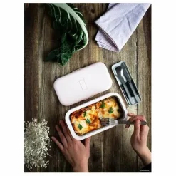 Couverts nomades en inox MB Slim Box | Noir