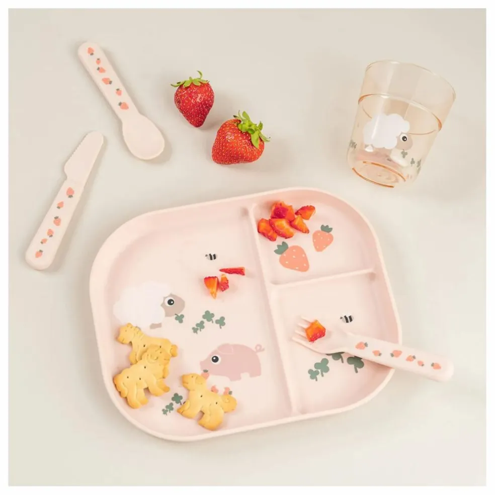 Couverts Tiny Farm - Set de 3 | Rose pâle