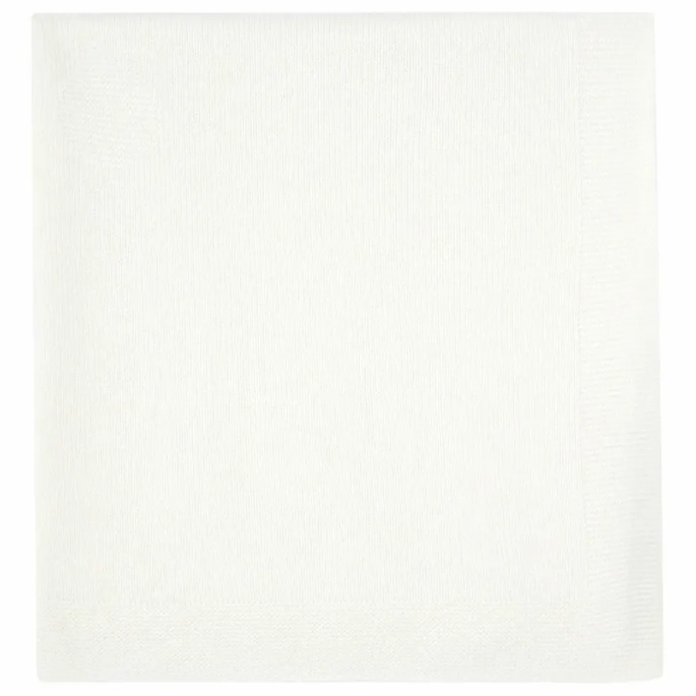 Couverture Cachemire Cerise | Ecru