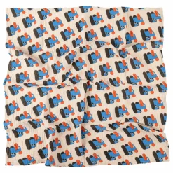 Couverture Chiens Gaze de Coton Bio | Blanc