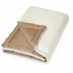 Couverture douce Stripes Camel