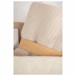 Couverture Marinet Laine Mérinos | Ecru