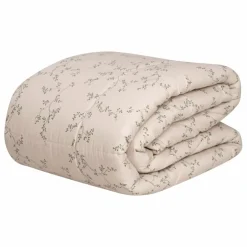 Couverture matelassée Botany en percale de coton | Vert