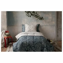 Couverture matelassée Fauna en percale de coton | Bleu
