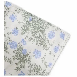 Couverture matelassée Plumbago en coton bio | Bleu