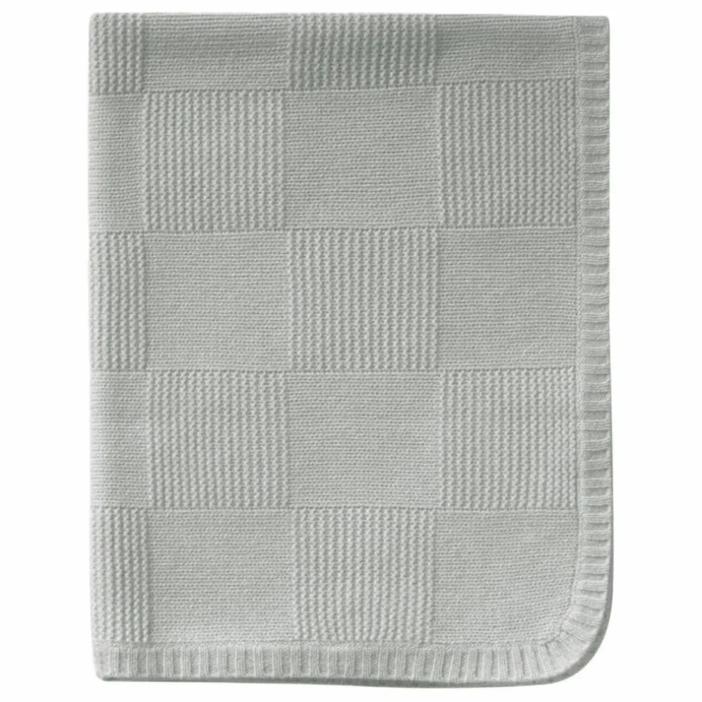 Couverture Tricotée Cachemire | Gris