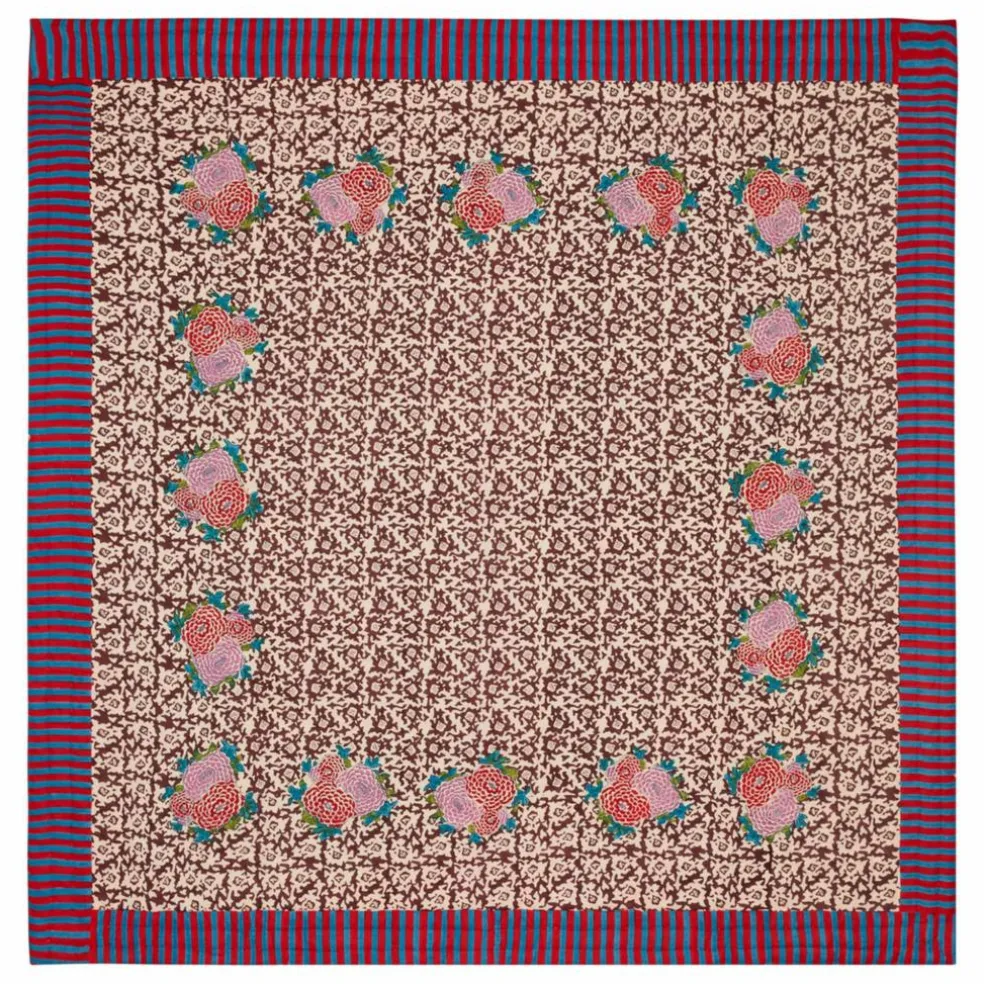 Couvre-lit Arabesque Corolla | Multicolore