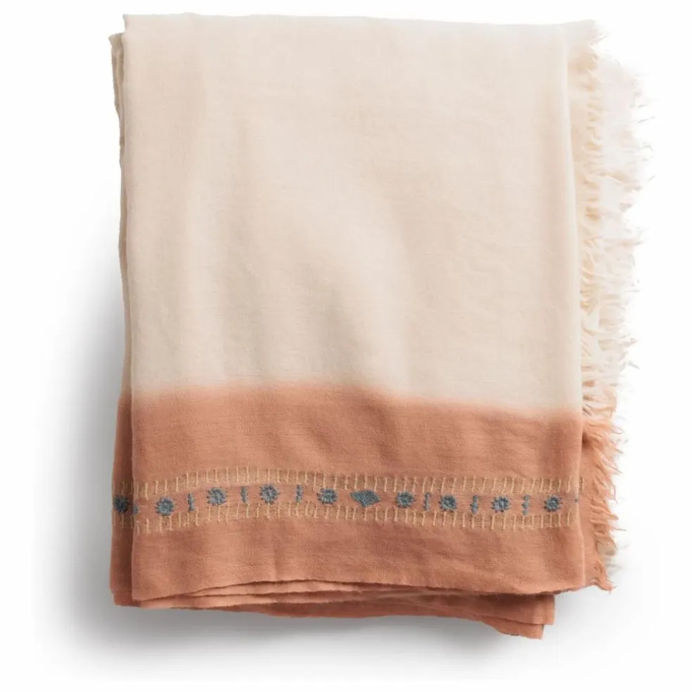 Couvre-lit en laine Sogno | Rose