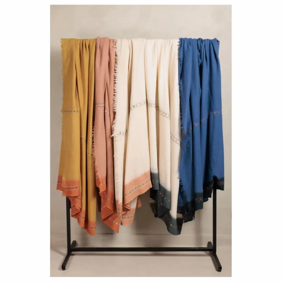 Couvre-lit en laine Sogno | Rose