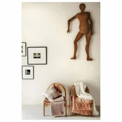 Couvre-lit en voile de coton Vanly | Ivoire