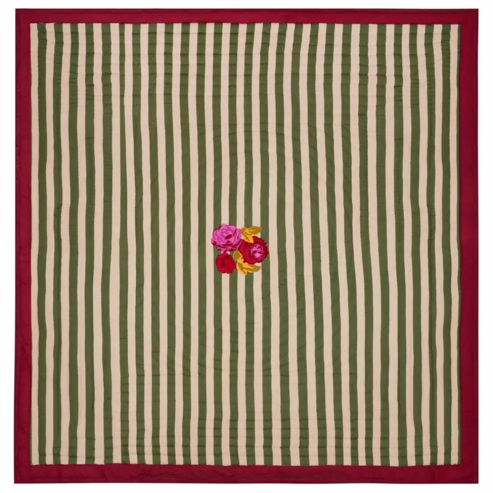 Couvre-lit Nizam Stripes | Vert