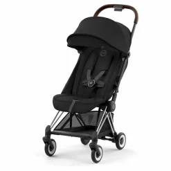 Coya - Poussette Citadine Ultra Compacte | Noir