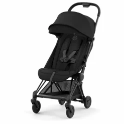 Coya - Poussette Citadine Ultra Compacte | Noir