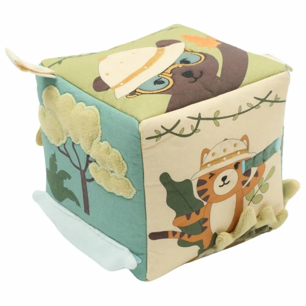 Cube d'activités sensorielles - Safari