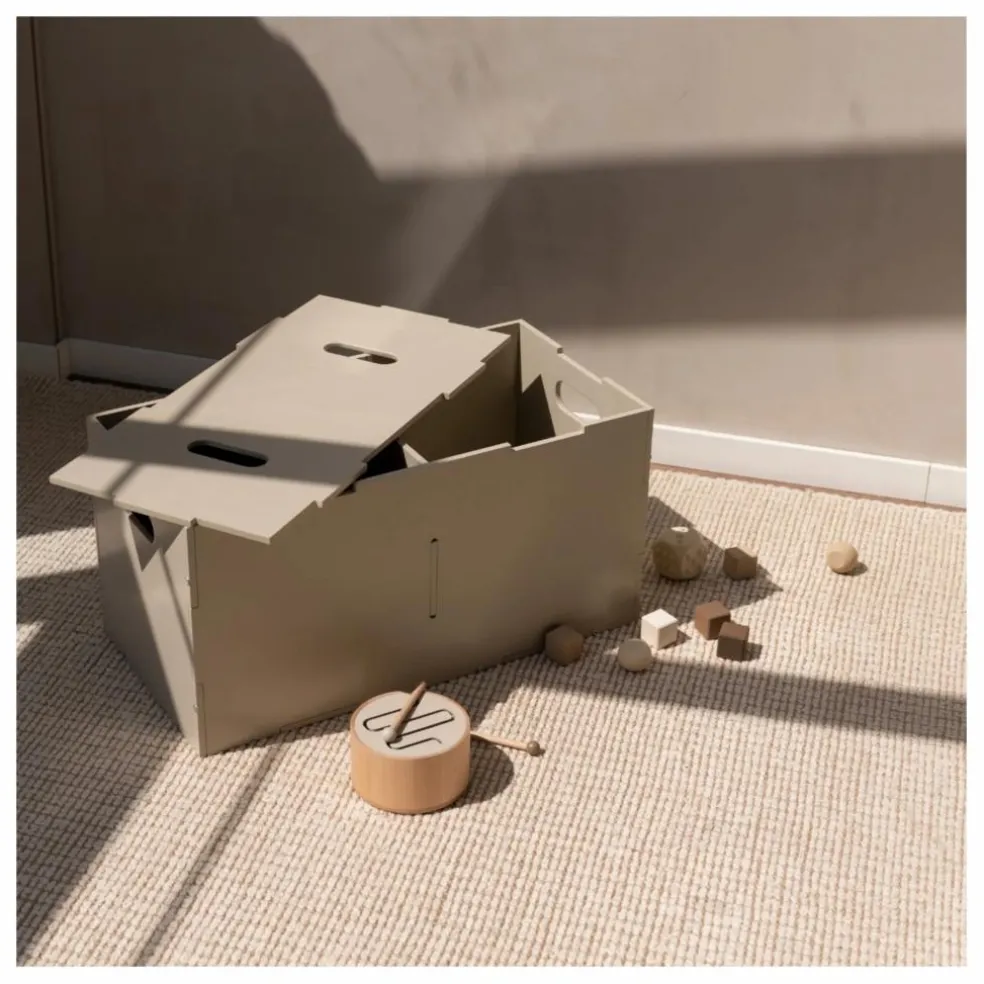 Cube de rangement XL | Beige