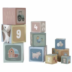 Cubes à empiler en carton FSC - Little Farm