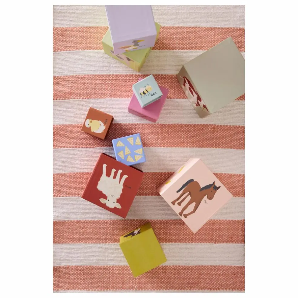 Cubes à empiler en carton AIDEN
