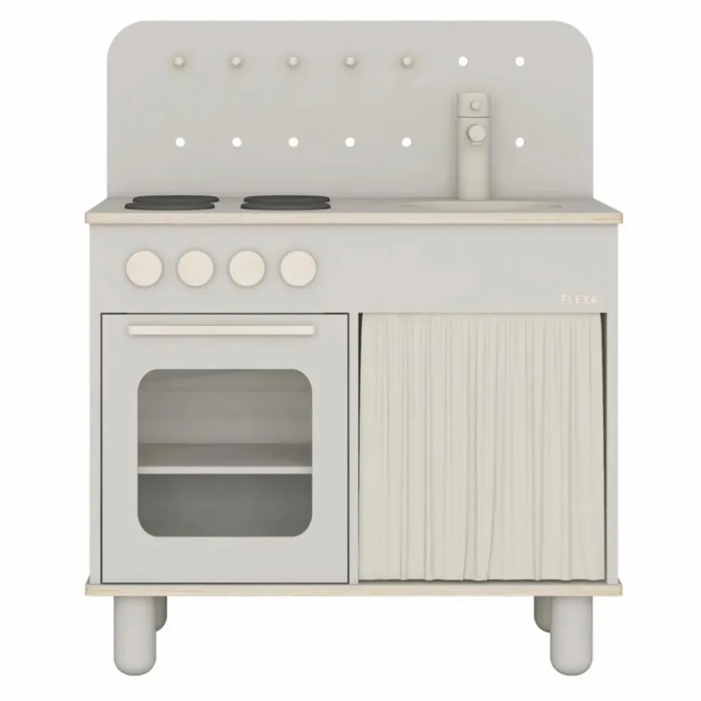 Cuisinière en bois | Gris clair
