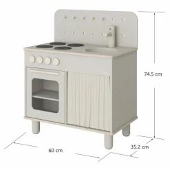 Cuisinière en bois | Gris clair