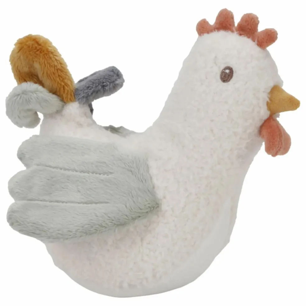 Culbuto poule - Little Farm | Blanc
