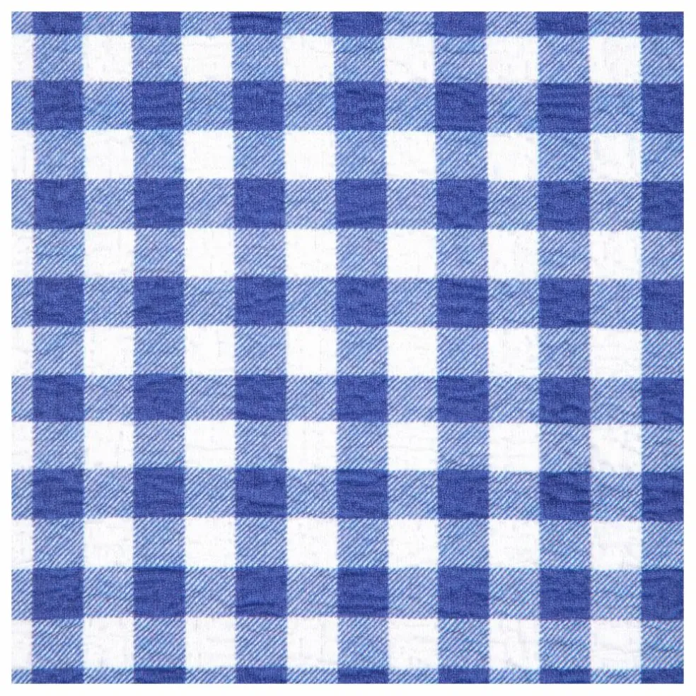 Cycliste Vichy Fibres Recyclées | Bleu marine