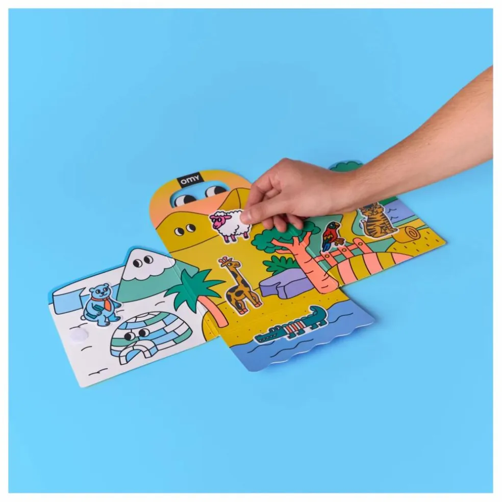 Décor avec stickers repositionnables Animaux