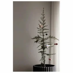 Décoration de Noël Bird en coton | Brun