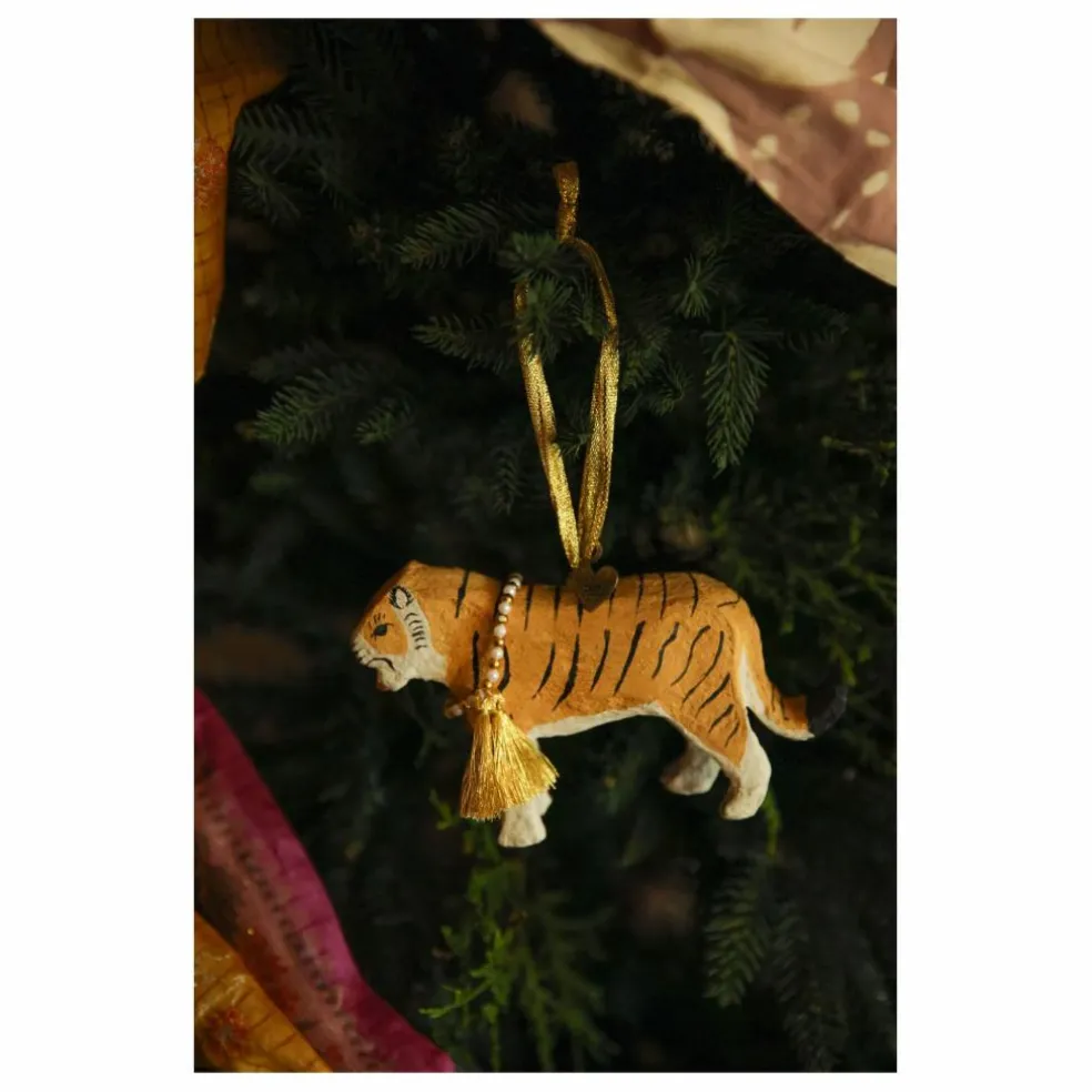 Décoration de Noël Tinsel | Jaune