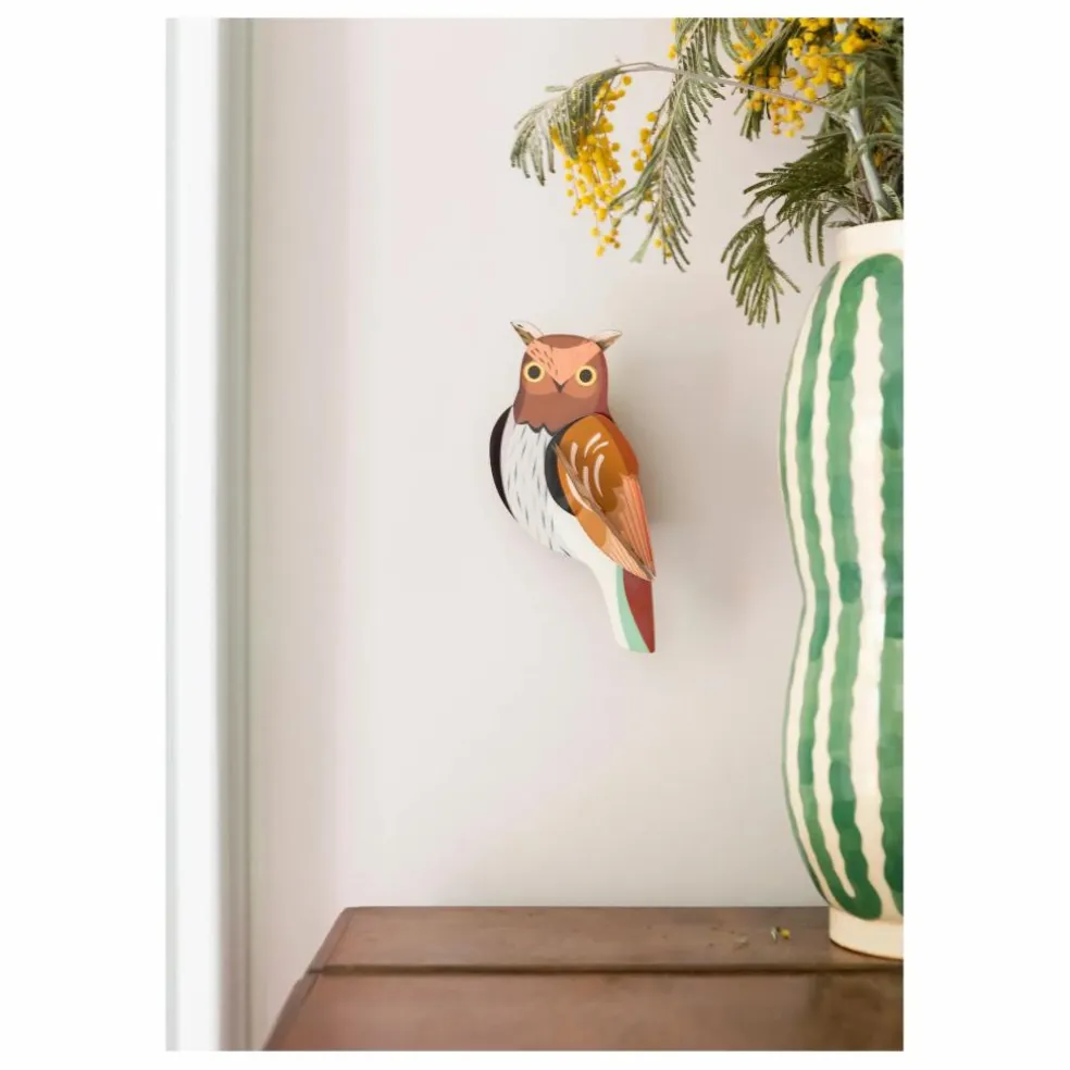 Décoration murale Chouette | Marron