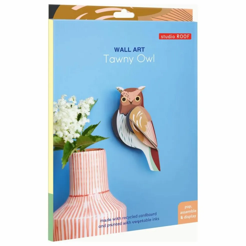 Décoration murale Chouette | Marron