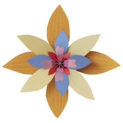Décoration murale Fleur Apricot sorbet