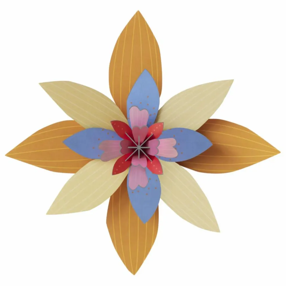 Décoration murale Fleur Apricot sorbet