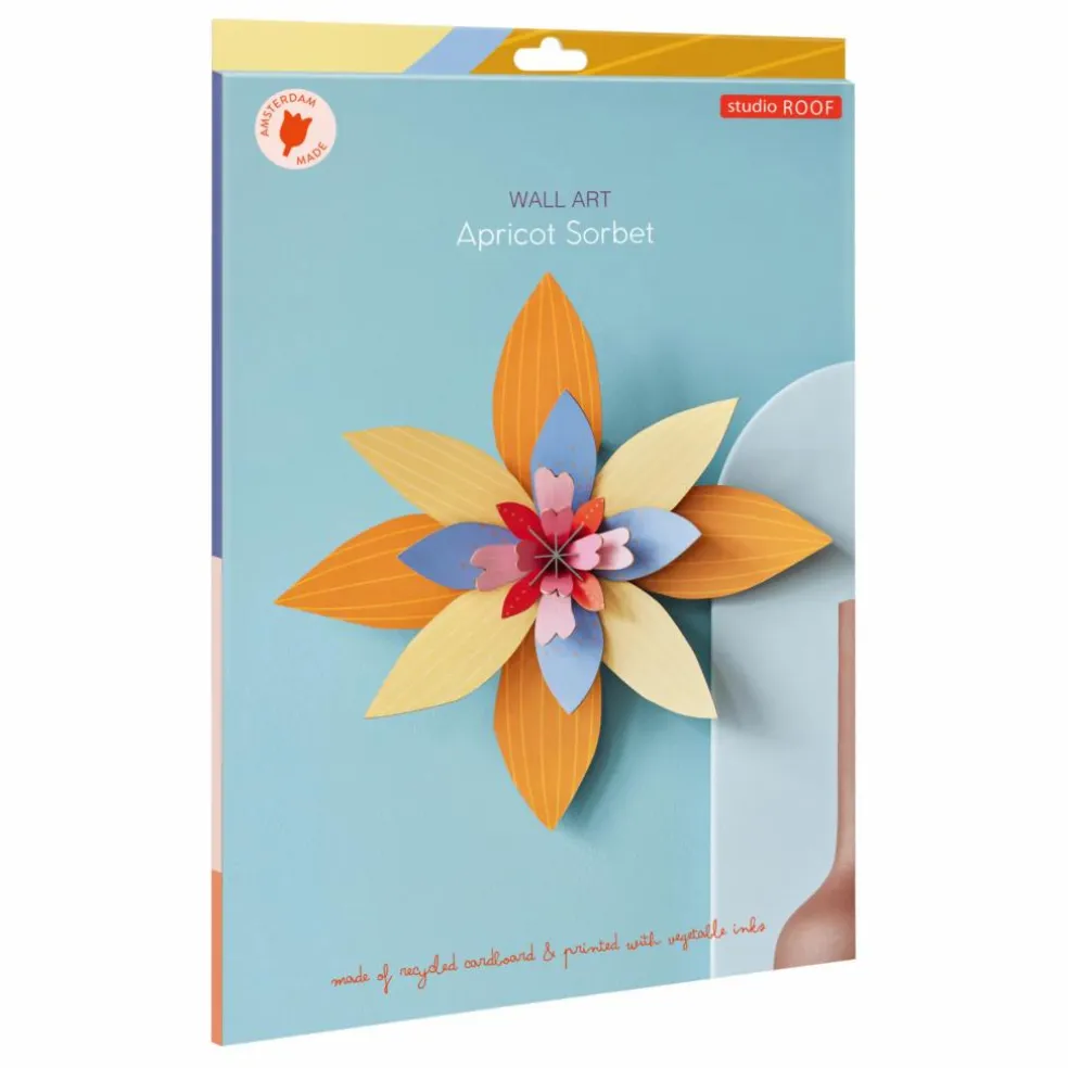 Décoration murale Fleur Apricot sorbet