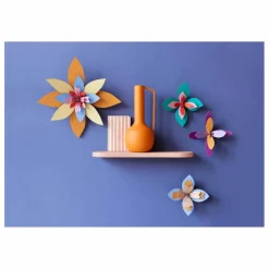 Décoration murale Fleur Lavender - Set de 3