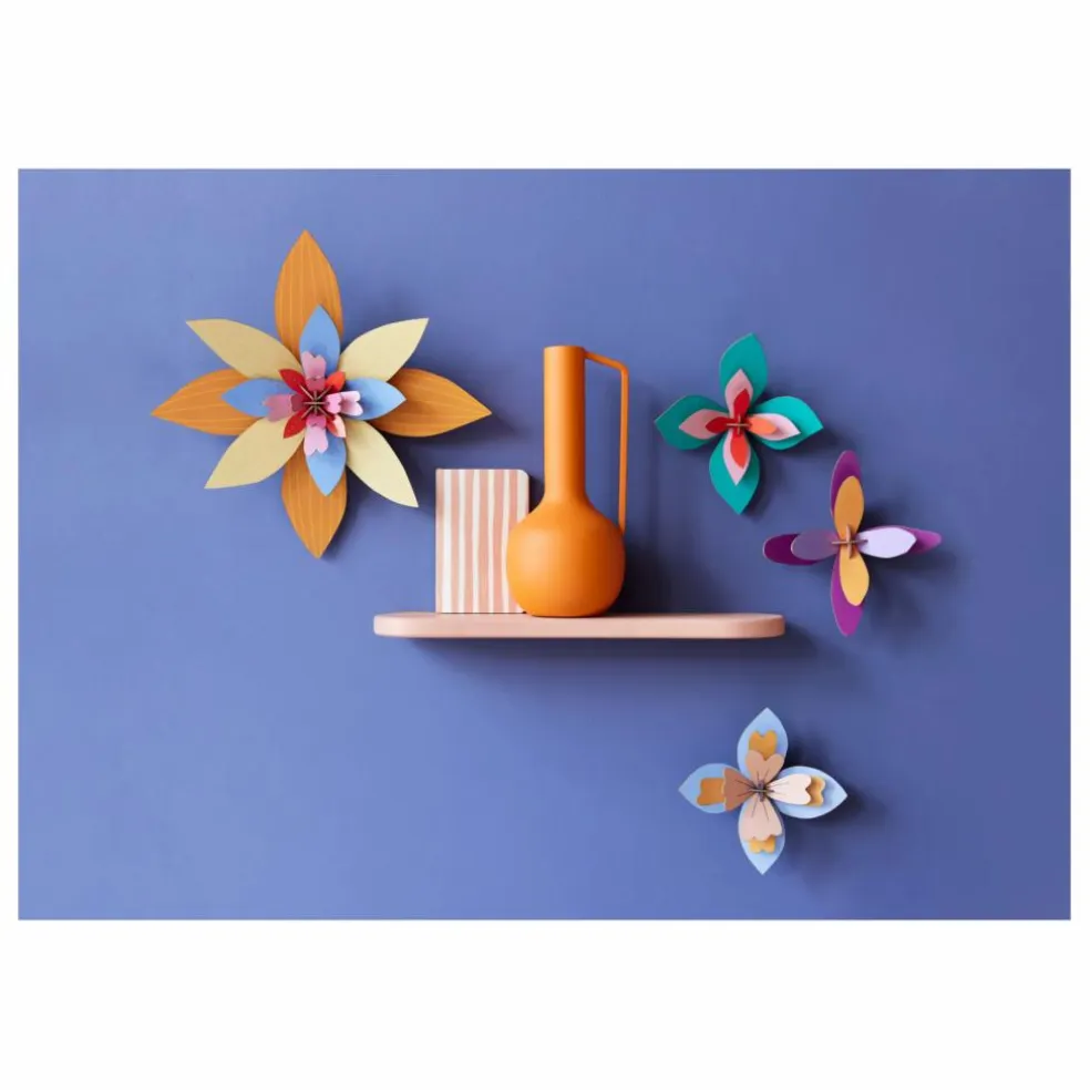 Décoration murale Fleur Lavender - Set de 3