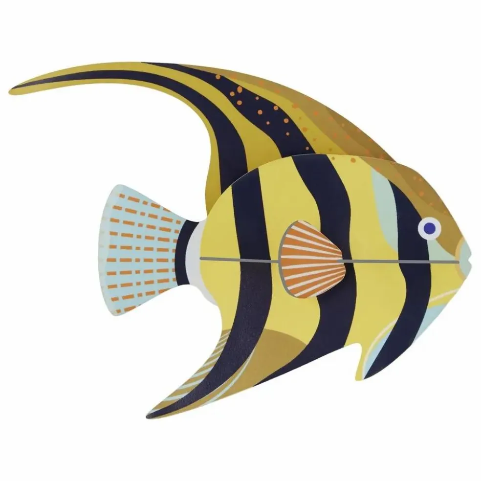 Décoration murale Poisson Ange | Jaune
