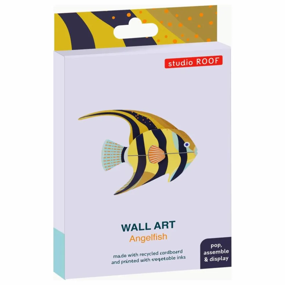 Décoration murale Poisson Ange | Jaune